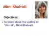 Ghazal   Mimi Khalvati Teaching Resources (slide 3/33)